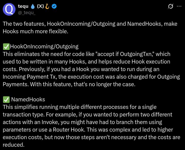 Comments About The Release By Tequ