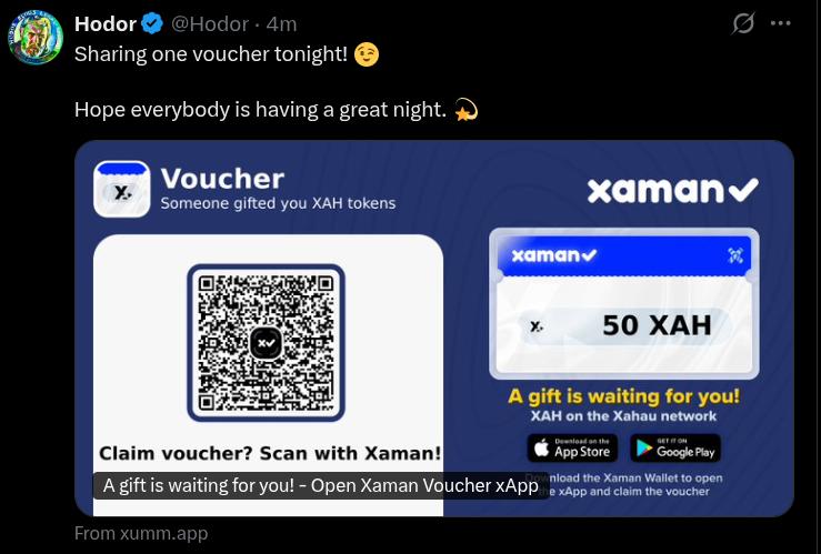 Voucher Shared On 'X' (Twitter)