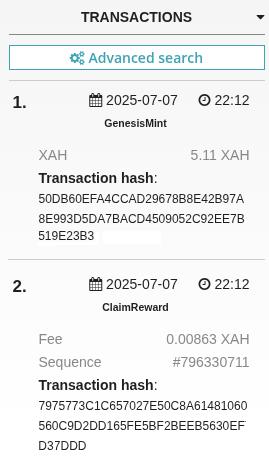Xahau Balance Adjustment Transaction