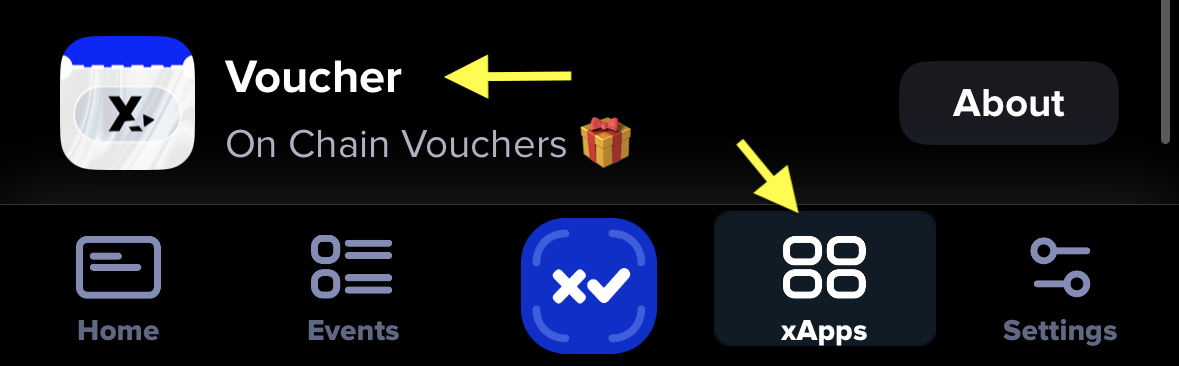 Voucher xApp